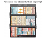 WhiteCoat Clipboard® Trifold - Silver Flight Medic Edition